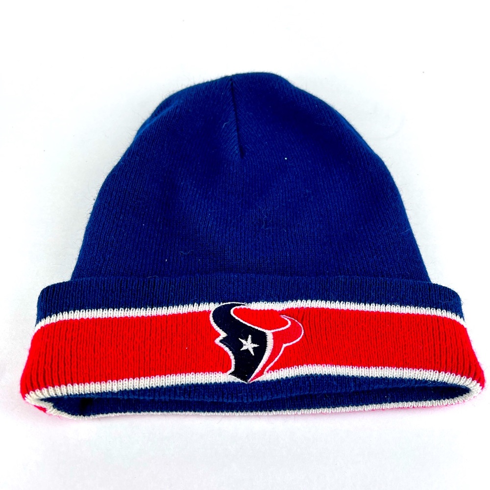 Houston Texans NFL Beanie Red Blue Wool